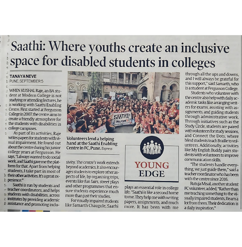 Saathi: Fergusson College’s Initiative for an Inclusive and Enriching College Experience